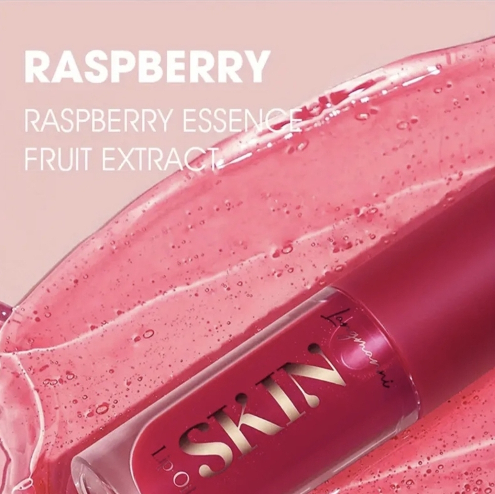Skin Raspberry Essence Lip Oil